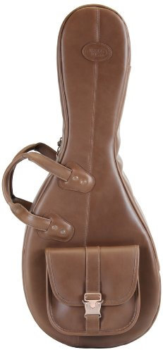 Reunion Blues F-Style Mandolin Bag, Chestnut Brown Leather