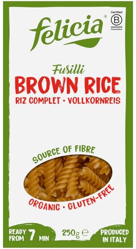 Felicia Bio Vollkorn-Reis Fusilli - 250 g Bio, glutenfrei, vegan