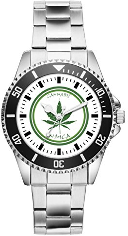KIESENBERG Geschenk für Raucher Kiffer Canabisfreunde Uhr 2200