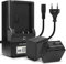 CELLONIC, Batteria per Fotocamera, Compatibile con Panasonic HC-V180, VW-VBT190, HC-V380, VW-VBT380 (3.7V, 4040mAh) 2 Pezzi + Caricabatterie