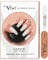 By Vixi 500 LONG CERCUEIL/BALLERINE ONGLES SET avec LIME À ONGLES, 10 tailles de faux ongles opaques à couverture complète express, professionnel de salon et de maison