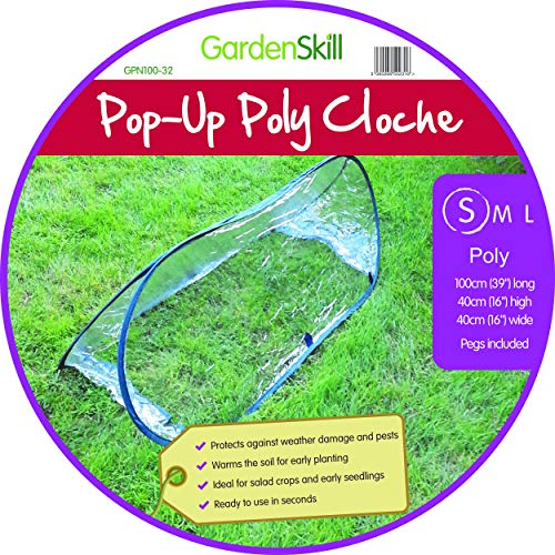 Poly Pop Up UPVC Ultra-Clear Garden Cloche Tunnel Mini Greenhouse (2)