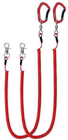 HERCULES Heavy Duty Fishing Lanyard, Coiled Lanyard for Fishing, Rods, Pliers, Boating, Paddles, Kayak