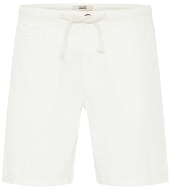 Blend BHLias Herren Leinenshorts Kurze Leinenhose Bermuda Eingrifftaschen Gürtelschlaufen Leinenmix Regular fit, Größe:3XL, Farbe:Offwhite (70005)