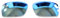 POLARLENS Polarised Replacement Lenses for Oakley Square Wire - Compatible with Oakley Square Wire Sunglasses (Ice Blue)