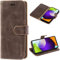 Mulbess Handyhülle für Samsung Galaxy A52S Hülle Leder, Samsung Galaxy A52 Handy Hüllen, Vintage Flip Handytasche Schutzhülle für Samsung Galaxy A52S 5G Case, Coffee Braun