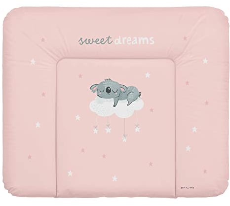 Schnucky Wickelauflage - weiche Baby Wickelunterlage, Wickeltischauflage, wasserdicht und abwaschbar, für Wickeltisch/Wickelkommode geeignet. [85 x 72 cm, Koala]
