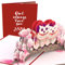 Lovepop® 3D Pop-Up Karte Liebes Eulen besondere Grußkarte zum Valentinstag, Jahres- oder Hochzeitstag, Muttertag | inkl. Umschlag & Versteckfach für Geld & Gutscheine
