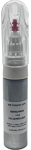 AB TOUCH-UPS FOR BMW 144 FELGEN SILVER ALLOY WHEEL TOUCH UP PAINT PEN/BRUSH