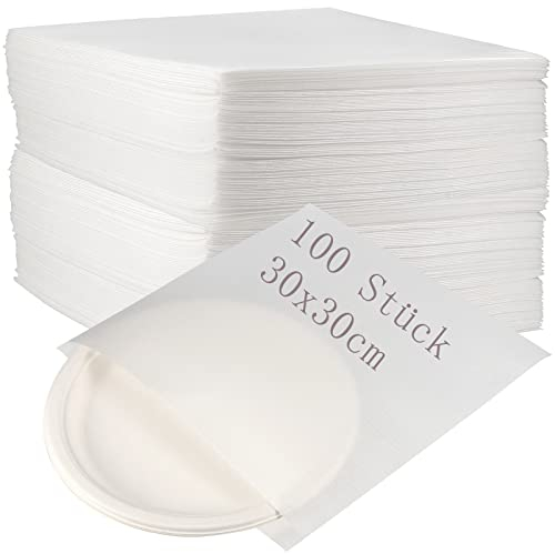 ZEONHEI 100 Stück 30x30cm Schaumfolie, Schaumstoff Beutel Umzugskartons Verpackungsmaterial Schaumstoffverpackung für Verpackung Glas, Geschirr, Porzellan, Weiß