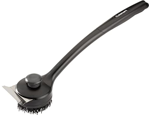 Cuisinart CCB-2919 Quick Swap Grill Brush - BBQ Grill Cleaning Brush - Crimped Nylon Bristles - Swap The Brush Handle with Power Drill