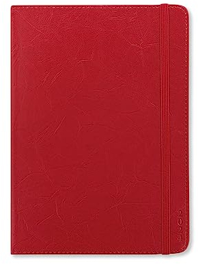 Letts Sovereign A5 week to view 2024 diary - red