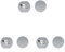 Smartwares Magenthalter für Rauchmelder/6 cm Ø/Magnetbefestigung für Rauchmelder, RMAG60 (Packung mit 3)