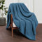 Whale Flotilla Coperta Morbida e Calda in Flanella, Coperta Pile Plaid per Letto, Divano, 150 x 200 cm, Blu Navy