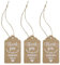 SOLUSTRE 50 Stück Hochzeitsdekoration Etiketten Hochzeitsgeschenk Hochzeitskarten Schöner Geschenkanhänger Hangtag- Backen-anhänger Hangtags Drucken Danke Dir Ziemlich