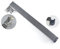 × pied de table pliable, pied de table en fourrure réglable, pied de table pliant, pour plan de travail de cuisine, pied de bureau, table à manger, bar de petit-déjeuner, pied de table, en acier inox