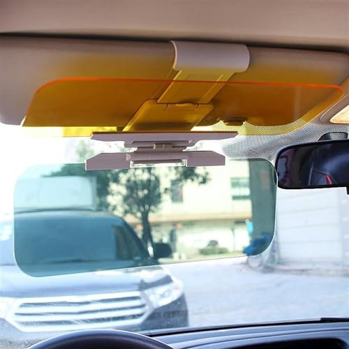 Rebeca Shop Pare-soleil de voiture anti-reflet filtre UV haute résolution pour soleil et nuit extensible voiture Sun Visor HD