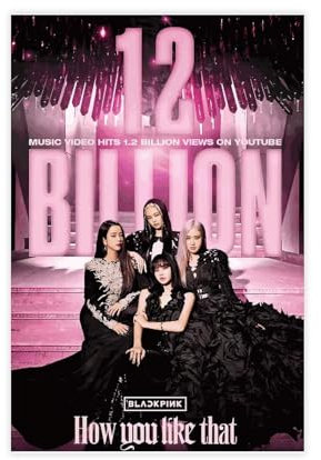 Kpop Poster Blackpink 2 Leinwand Poster Schlafzimmer Dekor Sport Landschaft Büro Zimmer Dekor Geschenk ungerahmt 30 x 45 cm