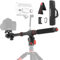 AMBITFUL Tripod Extension Arm 42 Aluminum Retractable Horizontal Center Column Tripod Boom Arm, rotatable for Overhead Photography,Multi-Angle Shooting,Max Load 10kg