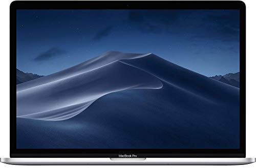 2019 Apple MacBook Pro mit 2.6GHz Intel Core i7 (15-Zoll, 16GB RAM, 512GB SSD Kapazität) (QWERTY English) Silber (Generalüberholt)
