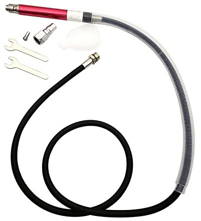 Set di scalpelli per martello pneumatico Levigatura Lucidatura Incisione Professionale Micro Air Grinder Set Taglio Matita Fresatura Utensile Pneumatico Portatile Con Chiave Leggero, compatto