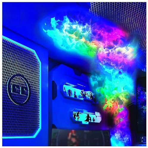 3D Thundercloud Led Light, Giant 3D Cloud Light, RGB Thunder Cloud Lamp for Wall Ceiling, Led Clouds for Ceiling for Gaming Room, Bar, Party, Bedroom, Halloween, Christmas Decor 5m