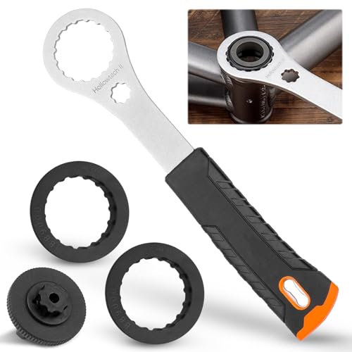 SANOU Centerlock Werkzeug Centerlock Schlüssel Fahrrad Tretlagerschlüssel Kompatibel mit Shimano Hollowtech II/BB9000/BBR60 für Fahrradreparaturen