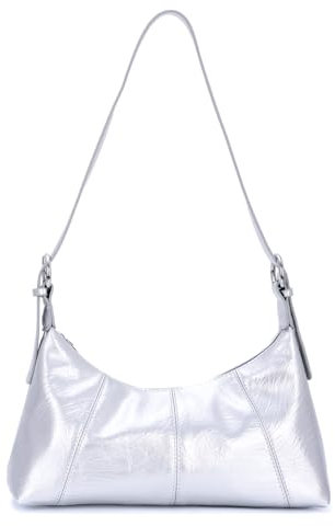 EVEOUT Borse a tracolla in Pelle Cerata da Donna Minimal Borsa Ascellare a Mezzaluna Borse Tote Hobo Borse a spalla Pelle PU per Lavoro Vacanza Università