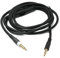 System-S Audio Ersatz Kabel 150 cm AUX 3,5 mm Klinke geflochten Schwarz für Hyperx Cloud Mix Alpha