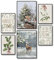 ARTLAND Premium Posterset Weihnachtsbilder 6er Set mehrteilig 2x A3 + 4x A4 6-teilig moderne Poster für Deko Bilderwand für Küche oder Esszimmer OHNE RAHMEN - Advent Weihnachten Winter