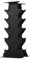 PhysKcal Kleiner Hantelständer, 5-Tier Neopren Hanteln Lagerung Rack, Vertical Dumbbell Tree Stand Gewichte Halter für Home Gym Übung Fitness