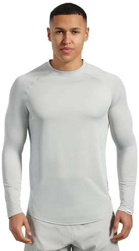 SMILODOX Slim Fit Longsleeve Powerfit Herren, Atmungsaktives Langarmshirt, Schnelltrocknendes, strapazierfähiges Funktionsshirt für Laufen, Gym & Sport