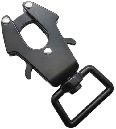 Karabinerhaken für Hundeleine, Frosch-Clip, drehbar, Sicherheitsverschluss, Schnellverschluss, Haustierbedarf, Metallschnalle für Wandern, Training