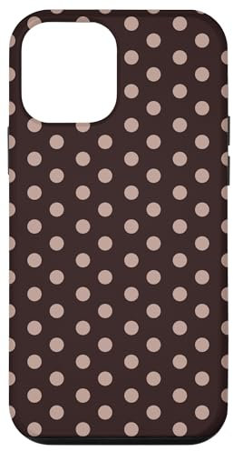 Brown Polka Dot Boho Vintage Aesthetic Dotted Cute Girly Case for iPhone 12 mini