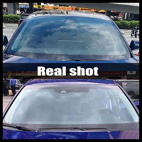 Zpengtai TöNungsfolie Auto Hellblau 70% Auto Windschutzscheibe Tint Folie UV 99% Sonnenschutzfilm Windschutzscheibe Heckscheibe Tinten 75 cm x 3m ScheibentöNungsfolie Auto