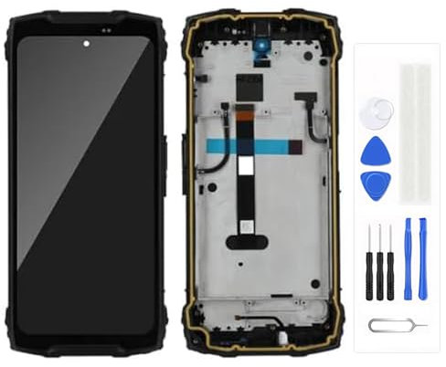 Schermo LCD per Blackview BV9300 LCD Display Digitizer Vetro Touch Schermo Ricambio (con Cornice Nera)