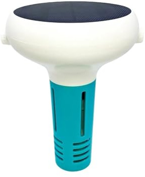 Digitaler Wassertester, Solarbetriebenes 7-in-1-Smart-Chlormessgerät, Chlor/pH/TDS/EC/ORP/Salzgehalt/TEMP-Messgerät, Schwimmbadwassertester