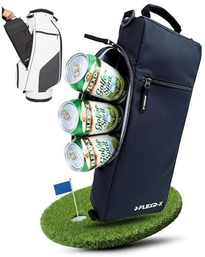 Eiskalte Golf Kühltasche für Jede Golfbag | Golf Bierkühler für Golftasche | 6 Dosen Golfbag Kühltasche | Auslaufdichte Golf Cooler Bag