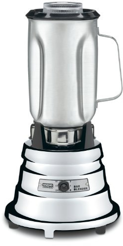 Waring Commercial BB900S - Batidora de barra cromada de 1/2 HP con recipiente de acero inoxidable de 32 onzas, 1 cuarto de galón