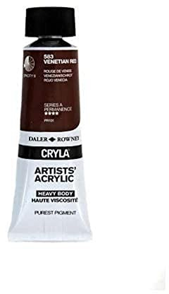 Daler-Rowney Cryla Acrylic 75 ml Venetian Red, Professional Artists