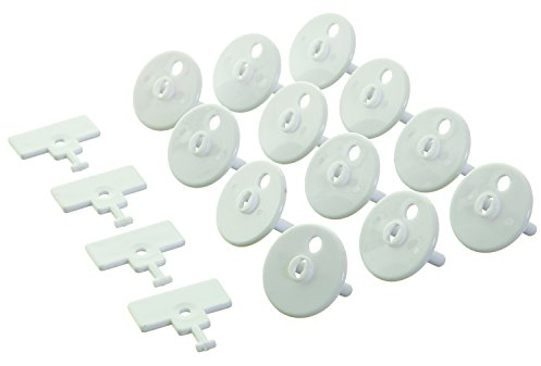 Dreambaby G899 Steckdosen-Kindersicherung Steckdosenschutz zum Einstecken mit Schlüssel Set (16tlg.)