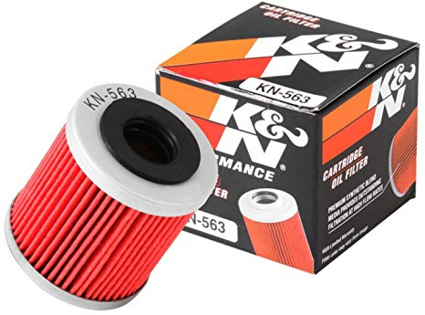 K&N Filtro Olio Powersports - Cartuccia 45x47mm compatibile con Aprilia, Derbi, Husqvarna (KN-563)