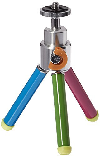 Polaroid PLTRI8S Color Heavy Duty Mini Tripod With Pan Head With Tilt For Z2300, Z340 Digial Instant Print Cameras, Silver, 8 Inch