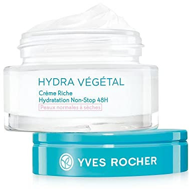 Yves Rocher – Hydra Végétal Tagescreme 24H (50 ml): Intensive Feuchtigkeit und Pflege für normale bis trockene Haut