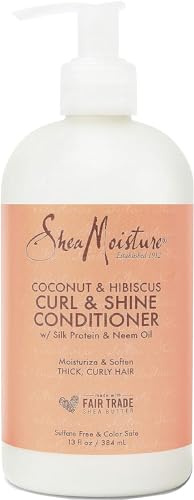 Shea Moisture Conditioner Curl & Shine 13oz Coconut & Hibiscus by Shea Moisture