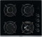 BRANDT Table gaz BPG6413B 4 foyers gaz Noir