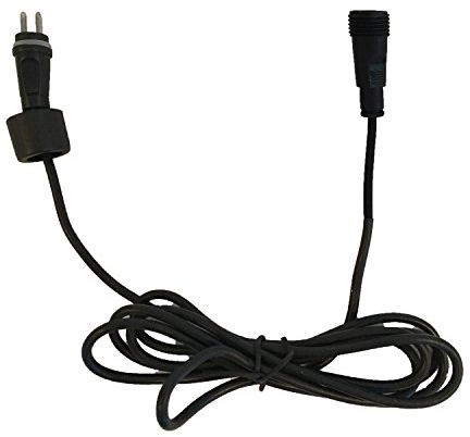 Köhko Niedervolt/12V Verlängerungskabel (IP44) mit 2-poligen Stecksystem für Außenbereich - geeignet für Sringbrunnen Pumpe LED-Beleuchtung Lichterkette 5 Meter 29011-5