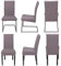 Staboos Stuhlhussen 6er Set - Hochwertige und elastische Stuhlhussen für Swingstühle - Pflegeleichte Stuhlbezüge & Hussen für Stühle - Perfekter Stuhlbezug 6er Set - ÖKO TEX ZERTIFIZIERT - Taupe-Braun