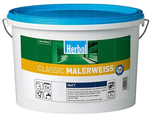 HERBOL CLASSIC MALERWEISS - 10 LTR (WEISS)