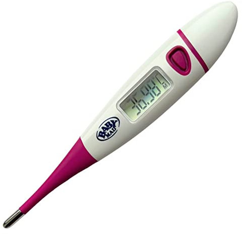 Digital Basal Thermometer 2 Decimal Place Degree Accuracy, BBT, Oral, Rectal, Underarm Waterproof for Adults or Children
